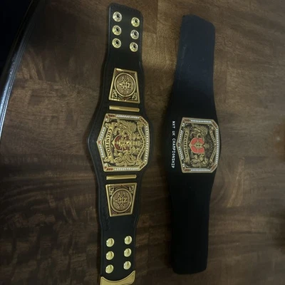 WWE UK Championship Mini Belt / Title - United Kingdom NXT Version With Bag - Image 1 of 4