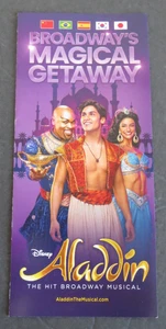 Aladdin Disney Genie 2025 Ad Flyer Broadway NYC New York City Advertisement Ads - Picture 1 of 4