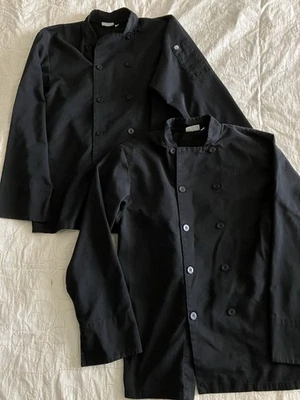 Chef Works Chef Shirt Mens Kitchen Uniform M Thick Coat Jacket Lot Of 2 Used - Image 1 of 4