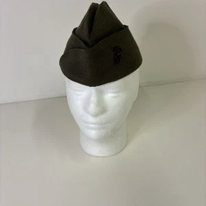 Cappello Berretto Garrison Nero Taglia 6 3/4 Militare DIFESA AGENZIA LOGISTICA - Foto 1 di 9