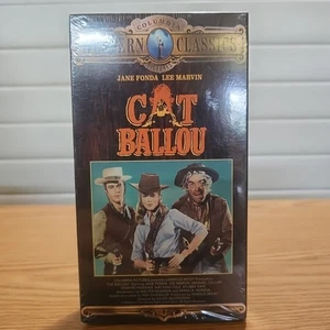 Cat Ballou VHS Sealed Columbia Classics Jane Fonda Lee Marvin Western Comedy - Foto 1 di 2