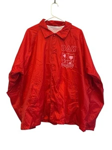 2018 Beyonce Coachella Festival Jacket Red Sz XXL Snap Button - Picture 1 of 6