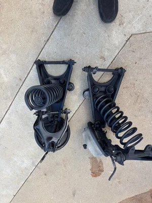 Mercedes Benz Ponton W121 W180 190SL, juego eje delantero dirección nudillo Wishbone Foto 1 de 4