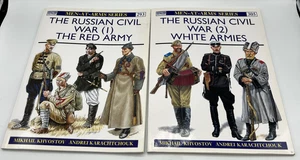 Osprey Russian Civil War 1 #293 & 2#305 The Red Army Men-at-Arms Series - Picture 1 of 12