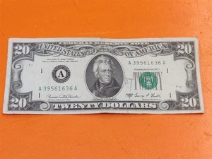 ⭐️⭐️⭐️⭐️⭐️ 1969-C Series $20 Twenty Dollar Bill US Federal Reserve Note - Boston - Picture 1 of 5