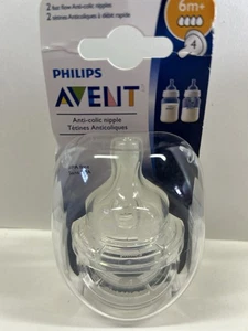 Philips Avent Anti-Colic Babyflasche Fast Flow Nippel 2 Ct. Babyflasche - Bild 1 von 4