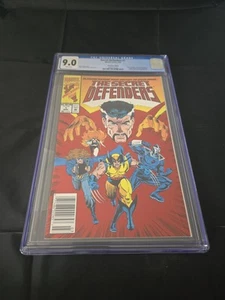 SECRET DEFENDERS 1 CGC 9.0 WHITE PAGES NEWSSTAND WOLVERINE MARVEL COMIC 1993 - Picture 1 of 2