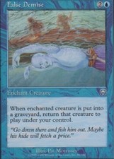 1x False Demise MTG Mercadian Masques NM Magic Regular