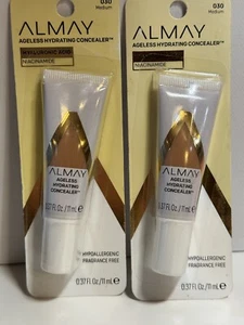 2-Almay Ageless Hydrating Concealers Medium Shade 030 Cover Up Makeup Face - Picture 1 of 4