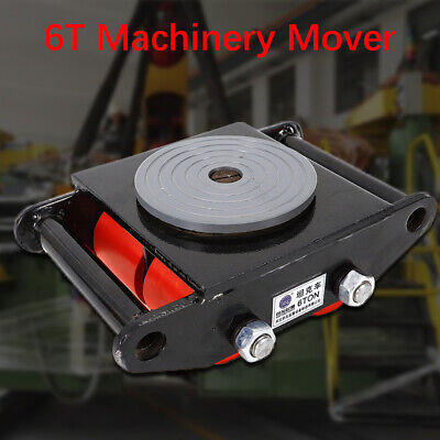 6Ton Machinery Mover Machine Dolly Skate Roller Cargo Trolley Heavy Duty 4 Wheel • 33£