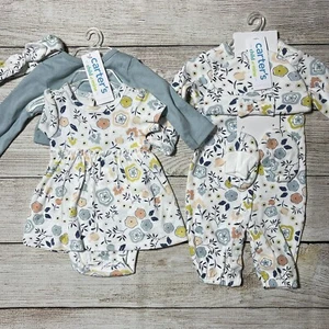 Carter’s Baby Girl Newborn Layette Sets. NWT! Floral Print, Colorful - Picture 1 of 11
