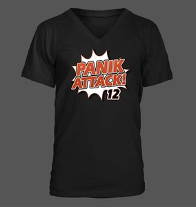 Panik Attack - Camiseta para hombre cuello en V - San Francisco Giants Joe Panik Torture SF - Imagen 1 de 3
