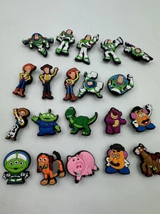 NEW- 20 Pc Toy Story Croc Charms -Jibbitz - Buzz Lightyear, Woody, Aliens, Rex - Picture 1 of 4