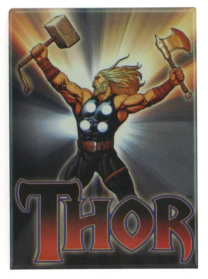Imán de refrigerador Thor Marvel Comics Vengadores héroe asgardiano nuevo Foto 1 de 2