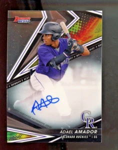 2022 Bowman's Best Best of 2022 Auto Adael Amador #B22-AAM Auto - Picture 1 of 2