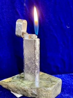 Cartier Lighter Brushed Silver Vintage Super Mint Condition Work 1 Year Warranty - Image 1 of 4