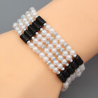 Thérapie magnétique magique hématite et enveloppe de perles acryliques à faire soi-même collier/bracelet cadeau
