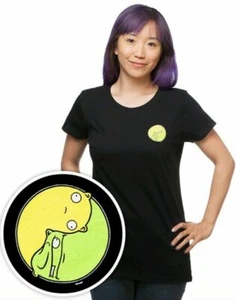 Camiseta ThinkGeek Bob's Burgers ~ Remolino Kuchi Kopi ~ Louise Belcher 2X (funciona pequeña) - Imagen 1 de 11