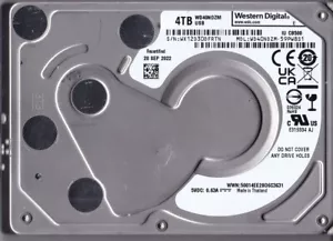 WD WD40NDZM-59PW8S1 s/n: WX12D3 SEP / 2022 Thailand 4TB 2.5" USB-C HDD B15-22 - Picture 1 of 2