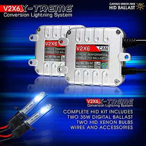 Kit 9012 CANBUS HID 10000K conversión de faros HIR2 bombilla de xenón lastre azul blanco - Imagen 1 de 4