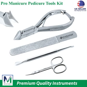 Kit de podología de uñas encarnadas de uñas quiropodia cirugía herramientas instrumentos de eliminación - Imagen 1 de 4