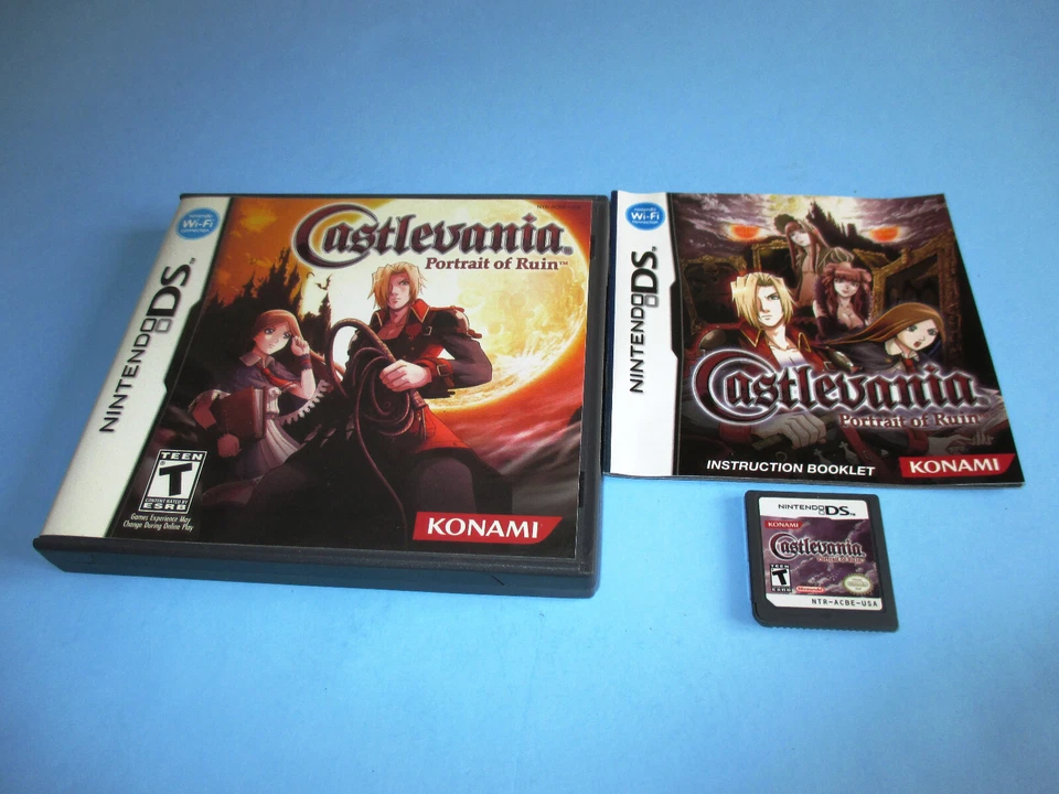Castlevania: Portrait of Ruin Nintendo DS Lite DSi XL 3DS w/Case & Manual - Image 1 of 1