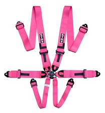 Pink Fluo 6-Point Race Harness FIA 8853-2016 2028 Safety Seat Belt IVA Safe STR