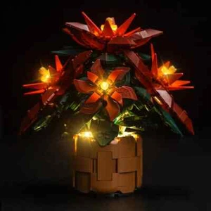 BrickBling Light Kit for LEGO Icons Poinsettia 10370 #15 - Picture 1 of 1