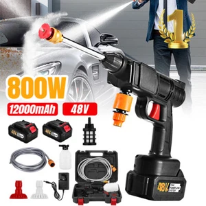 Portable Cordless Electric High Pressure Water Spray Car Gun Washer Cleaner Yard - Picture 1 of 12