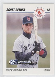 1992 SkyBox Pre-Rookie New Britain Red Sox Scott Bethea #477