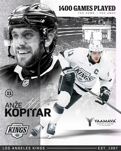 Anze Kopitar 1400 Juegos de Carrera Collage Los Angeles Kings 8x10 NHL Hockey Foto - Imagen 1 de 1