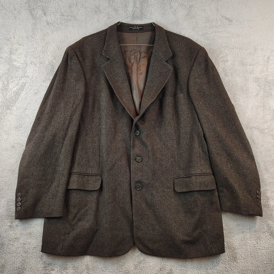 Abrigo De Colección Gianfranco Ruffini Italiano Mezcla Cabello Camello Camello Para Hombre Talla L-46 Tweed Lujo Foto 1 de 4