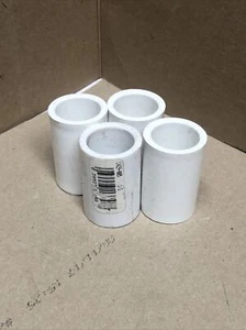 LOT of 4- 1/2" pvc couplings- 1/2" PVC COUPLERS- - Picture 1 of 2