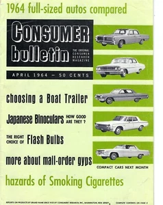 1964 new cars-Chevelle, Fury, Dart, Corvair, Ford, more Consumer Bulletin lot/2 - Imagen 1 de 2