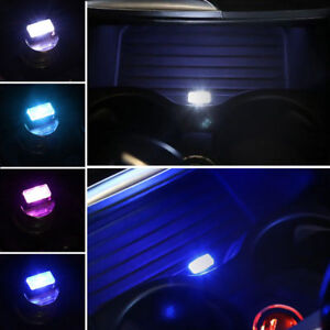 1Pcs Mini USB LED Light Flexible Colorful Lamp For Car Atmosphere Lamp Bright