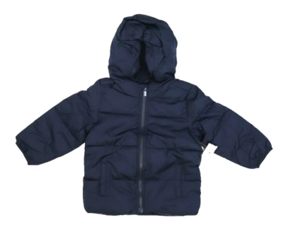 Старый темно-синий твердый мороз бесплатный с капюшоном пуховик куртка темно-синий ребенка ясельного возраста мальчиков 3T - Изображение 1 из 4