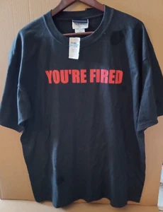 Vintage 2004 Donald Trump The Apprentice You’re Fired! OFFICIAL NBC TV Shirt XL - Picture 1 of 8