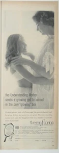 Vintage 1950s Teenform Growing Bra Print Ad - Picture 1 of 2