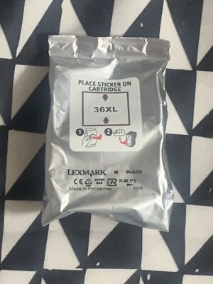Cartucho de tinta negro original Lexmark 36XL - sin caja Foto 1 de 2