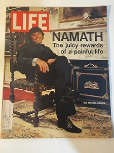 Vintage Life Magazine November 3, 1972 Joe Namath NY Jets Football Cover - Imagen 1 de 7