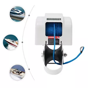 Barco de agua salada 12V cabrestante eléctrico ancla cabrestante con control remoto 45 lbs - Imagen 1 de 18