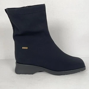Ara GTX Ankle Boots Womens Size UK 4.5 G US 7 Black Zip Up Wedge Comfort Shoes - Picture 1 of 11