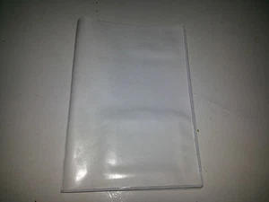 SOPORTE DE CUERO BLANCO LOOK MOT / SOPORTE A4 CON EXTERIOR TRANSPARENTE - Imagen 1 de 2