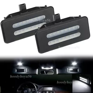 Left Right LED Sun Visor Vanity Mirror Lights Fit For BMW 3 5 Series X1 X3 X5 X6 - Picture 1 of 10