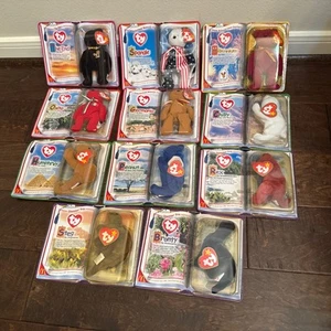 NIP 2000 McDonalds Teenie Beanie Complete Set Of 11 - Picture 1 of 6