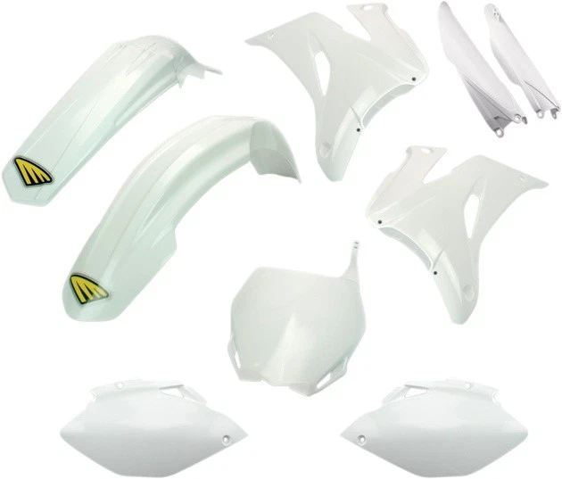 Cycra Powerflow Plastics Kit White fits Yamaha YZ450F/YZ250F 4-Stroke 2006-2009 Foto 1 de 1
