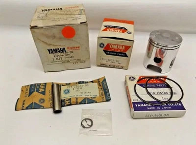 KIT DE PISTÓN YAMAHA NUEVO OEM 3RD OS 1977-79 YZ80 2J5-11630-30 Foto 1 de 4