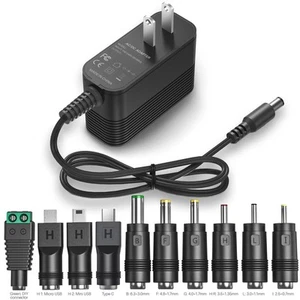 5V 1A Charger Power Cord AC Adapter 5V Power Supply DC for Regulated Switchin... - Picture 1 of 7
