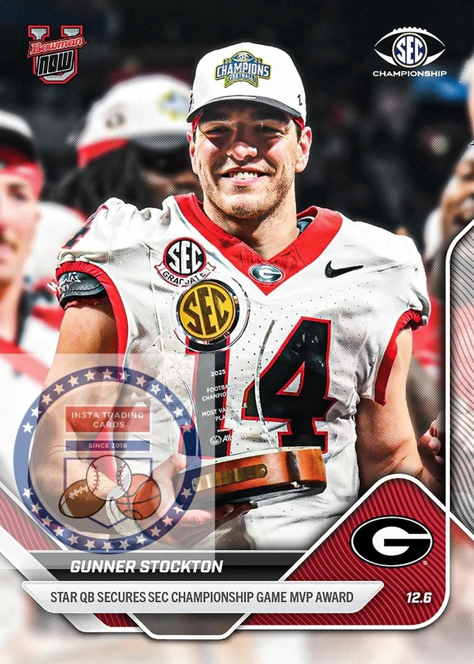 *PREVENTA* Gunner Stockton - 2025-26 Bowman U NOW® Fútbol - Tarjeta 57 Foto 1 de 1
