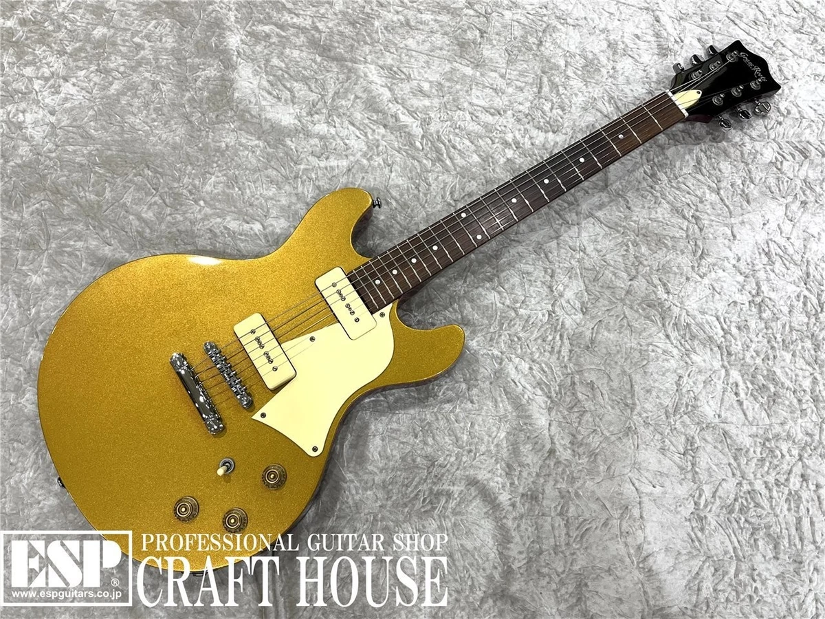 【ホワイト×ゴールド】GrassRoots エレキギター GrassRootsに待望のECシリーズがラインアップ | ギタセレ（Guitar